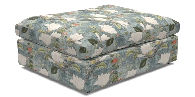 Big Softie Footstool in Two Tone Plain Biscuit
