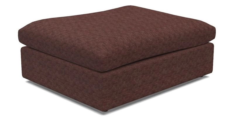 Big Softie Footstool in Two Tone Plain Biscuit