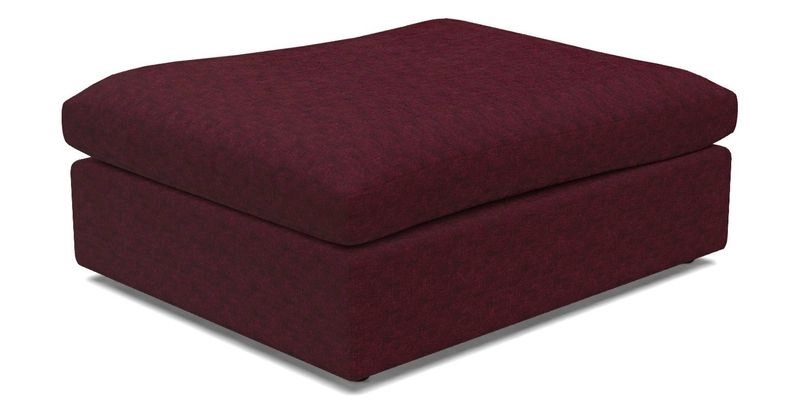 Big Softie Footstool in Two Tone Plain Biscuit