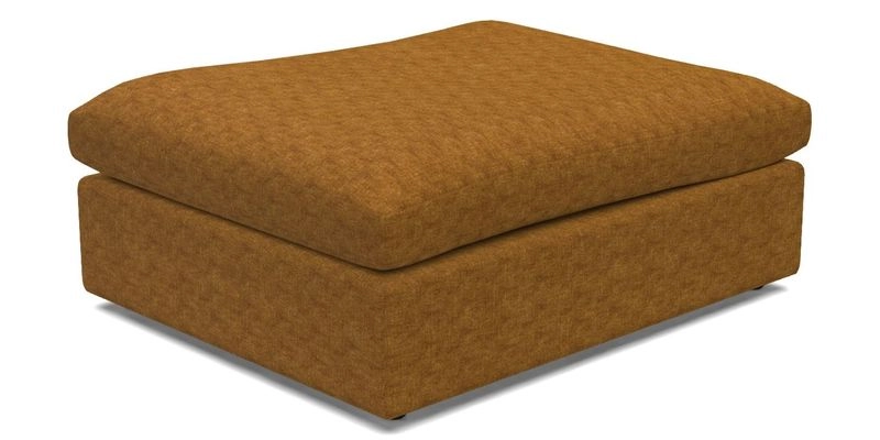 Big Softie Footstool in Two Tone Plain Biscuit