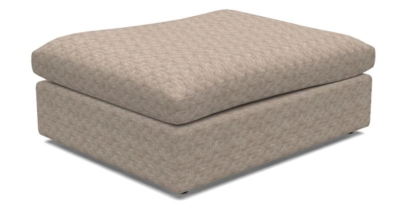 Big Softie Footstool in Two Tone Plain Biscuit Big Softie Footstool in Two Tone Plain Biscuit
