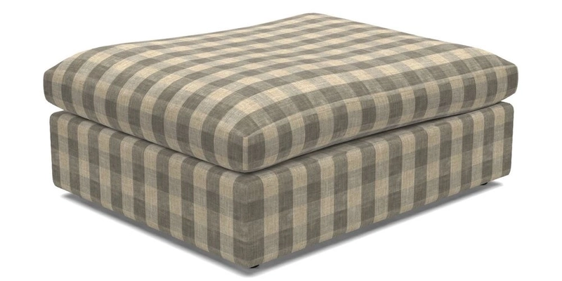 Big Softie Footstool in Two Tone Plain Biscuit Big Softie Footstool in Two Tone Plain Biscuit