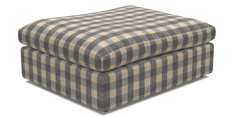 Big Softie Footstool in Two Tone Plain Biscuit Big Softie Footstool in Two Tone Plain Biscuit