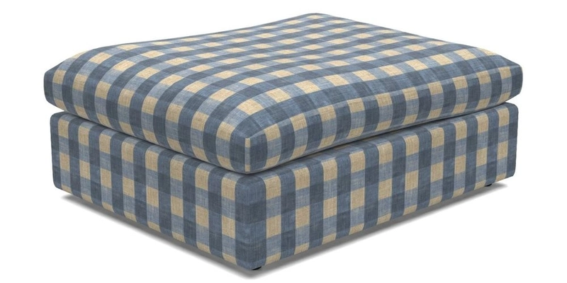 Big Softie Footstool in Two Tone Plain Biscuit Big Softie Footstool in Two Tone Plain Biscuit