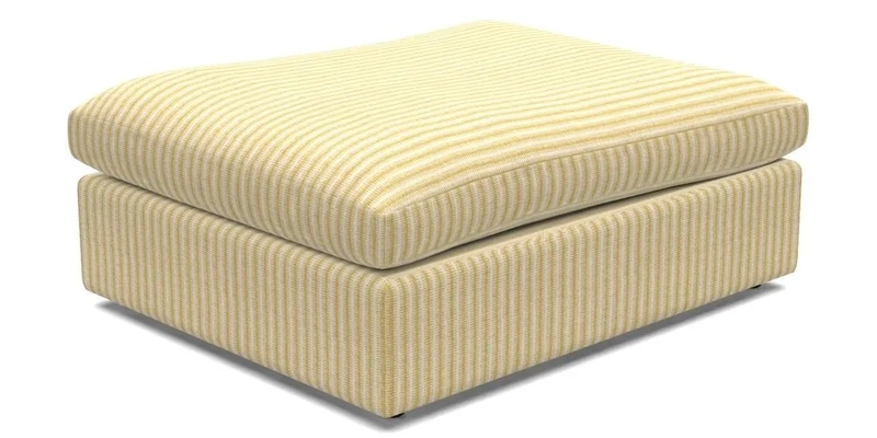 Big Softie Footstool in Two Tone Plain Biscuit