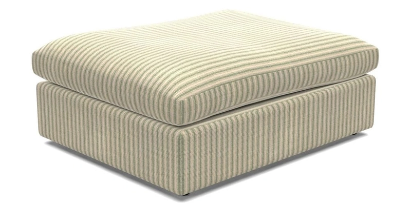 Big Softie Footstool in Two Tone Plain Biscuit