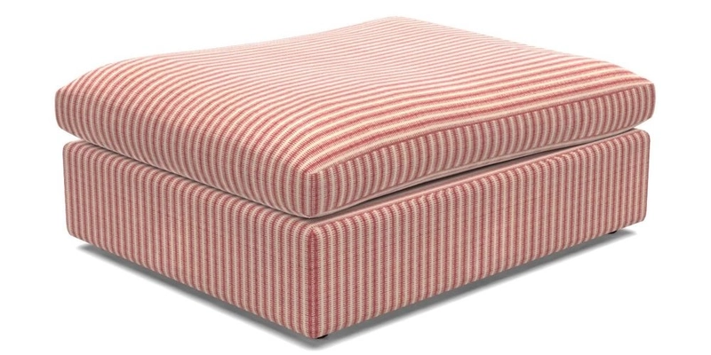 Big Softie Footstool in Two Tone Plain Biscuit