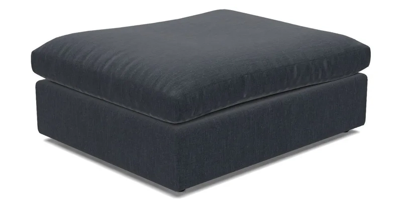 Big Softie Footstool in Two Tone Plain Biscuit