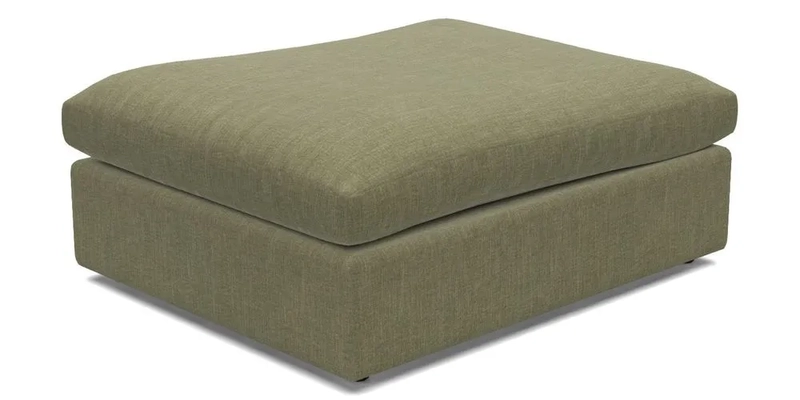 Big Softie Footstool in Two Tone Plain Biscuit