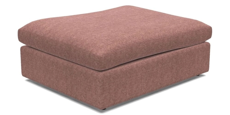 Big Softie Footstool in Two Tone Plain Biscuit