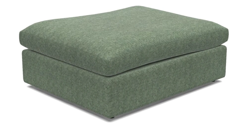 Big Softie Footstool in Two Tone Plain Biscuit
