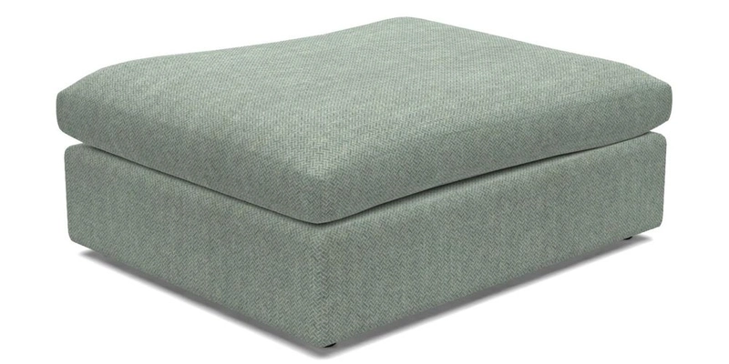 Big Softie Footstool in Two Tone Plain Biscuit