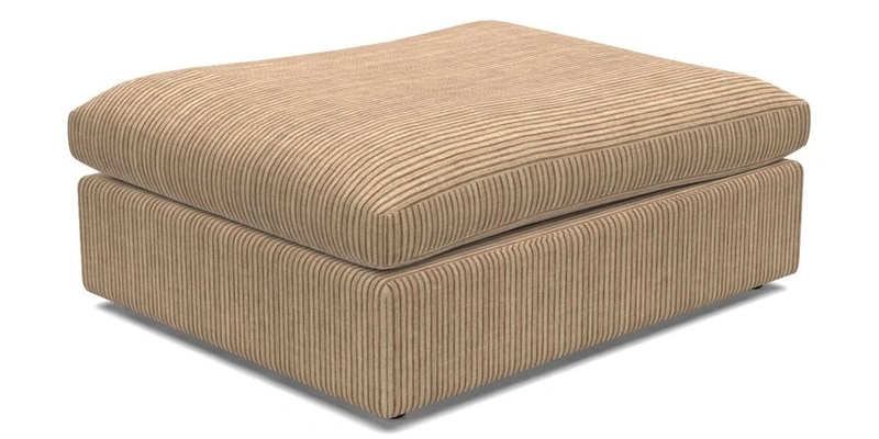 Big Softie Footstool in Two Tone Plain Biscuit Big Softie Footstool in Two Tone Plain Biscuit