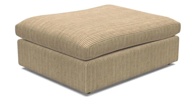 Big Softie Footstool in Two Tone Plain Biscuit Big Softie Footstool in Two Tone Plain Biscuit