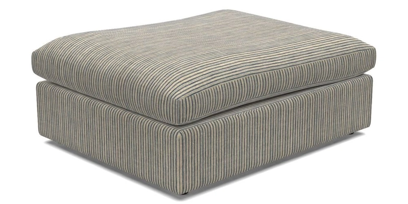 Big Softie Footstool in Two Tone Plain Biscuit Big Softie Footstool in Two Tone Plain Biscuit