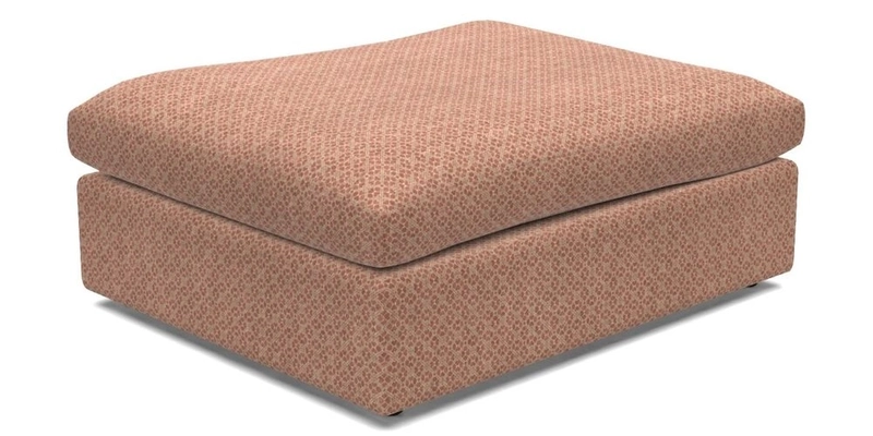 Big Softie Footstool in Two Tone Plain Biscuit
