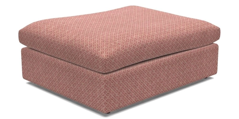 Big Softie Footstool in Two Tone Plain Biscuit