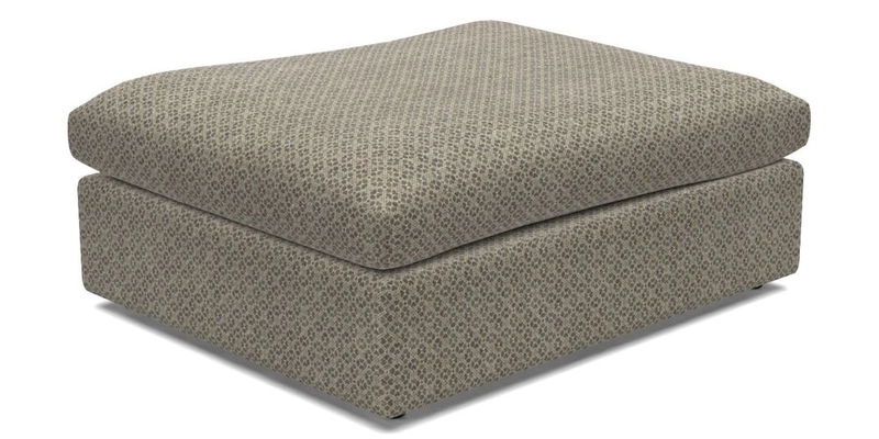 Big Softie Footstool in Two Tone Plain Biscuit