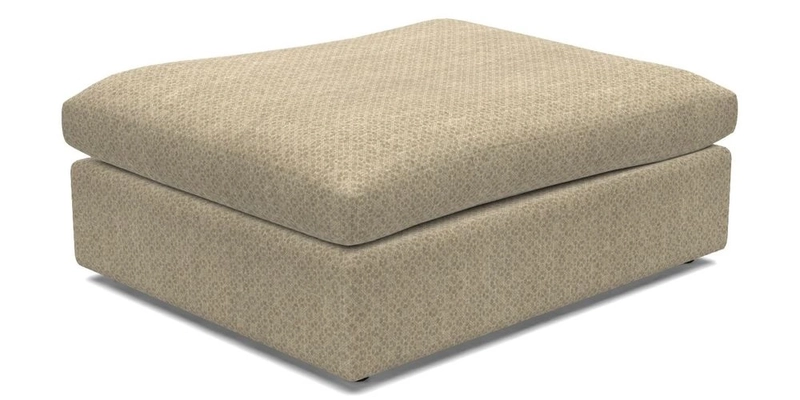 Big Softie Footstool in Two Tone Plain Biscuit