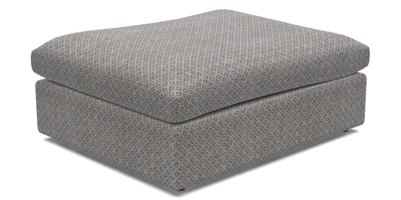 Big Softie Footstool in Two Tone Plain Biscuit