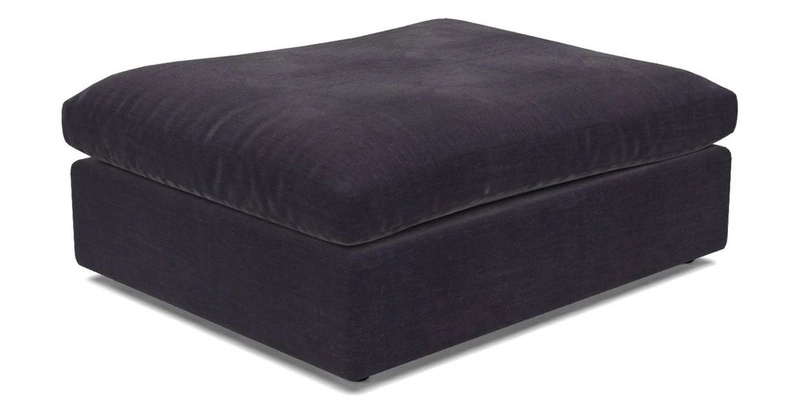 Big Softie Footstool in Two Tone Plain Biscuit