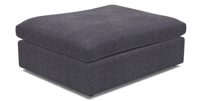 Big Softie Footstool in Two Tone Plain Biscuit