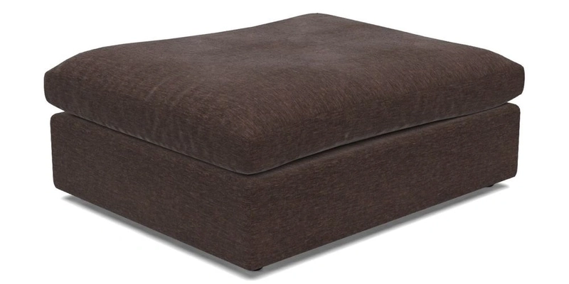 Big Softie Footstool in Two Tone Plain Biscuit