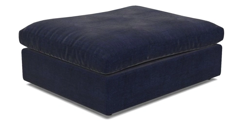 Big Softie Footstool in Two Tone Plain Biscuit