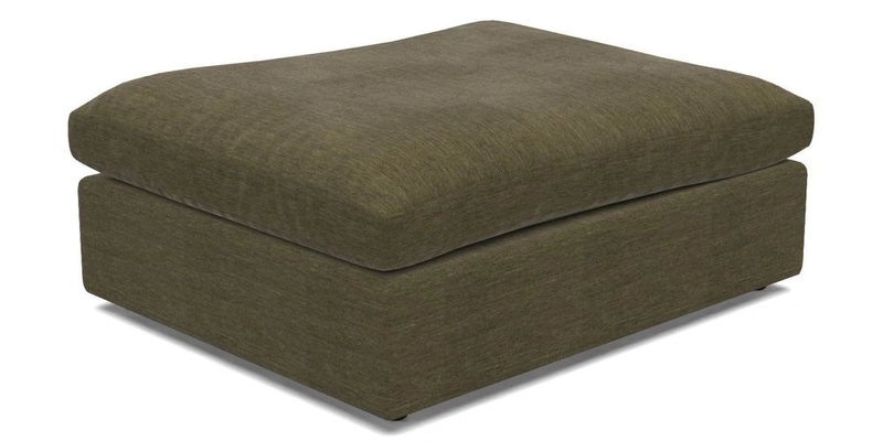 Big Softie Footstool in Two Tone Plain Biscuit