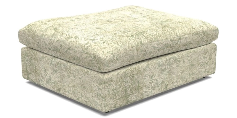 Big Softie Footstool in Two Tone Plain Biscuit