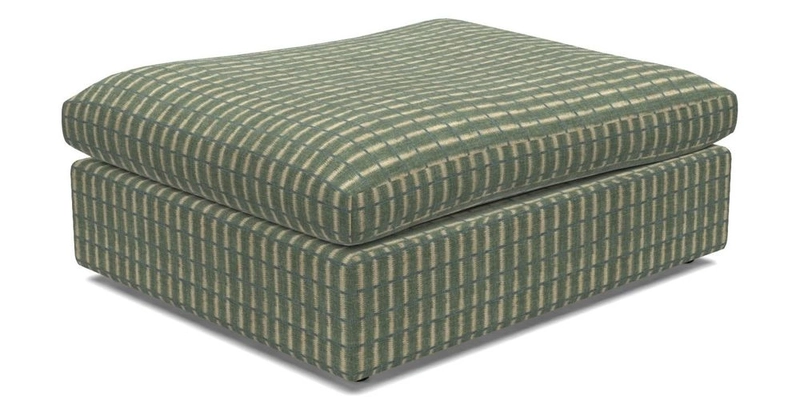 Big Softie Footstool in Two Tone Plain Biscuit