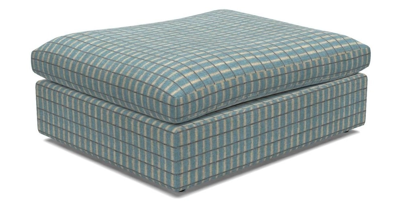 Big Softie Footstool in Two Tone Plain Biscuit