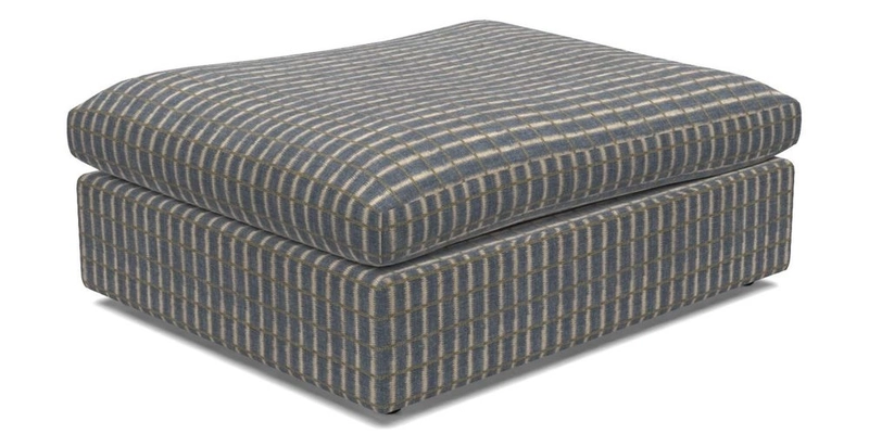 Big Softie Footstool in Two Tone Plain Biscuit