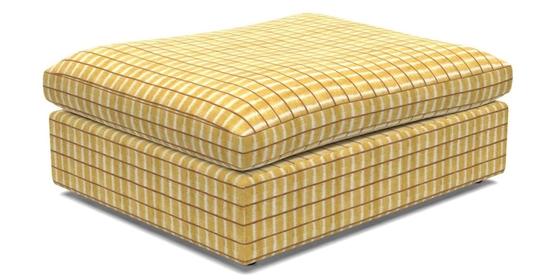 Big Softie Footstool in Two Tone Plain Biscuit