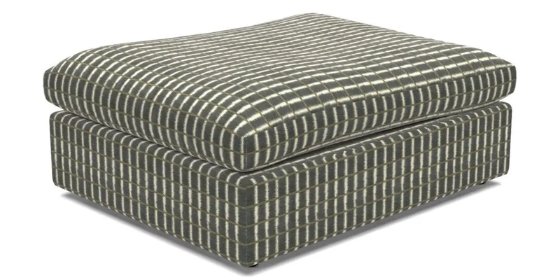 Big Softie Footstool in Two Tone Plain Biscuit