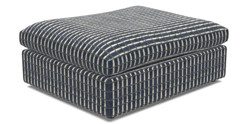 Big Softie Footstool in Two Tone Plain Biscuit
