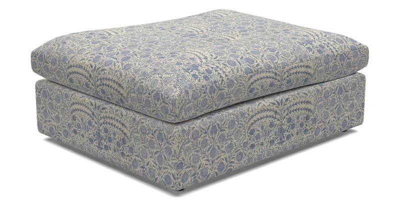 Big Softie Footstool in Two Tone Plain Biscuit