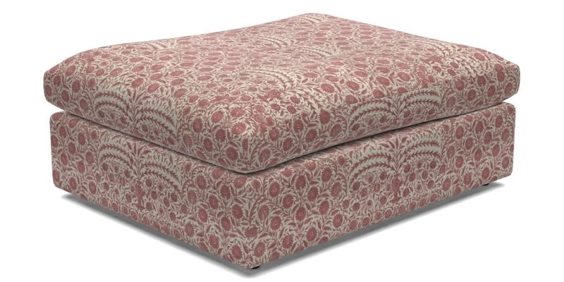 Big Softie Footstool in Two Tone Plain Biscuit