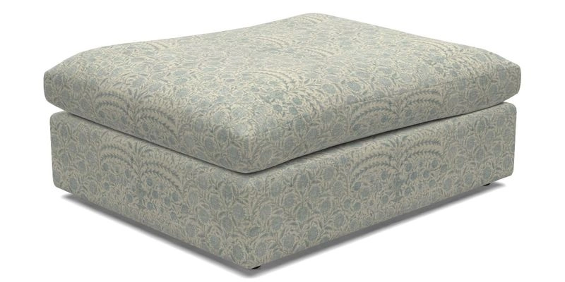 Big Softie Footstool in Two Tone Plain Biscuit