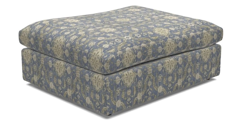 Big Softie Footstool in Two Tone Plain Biscuit