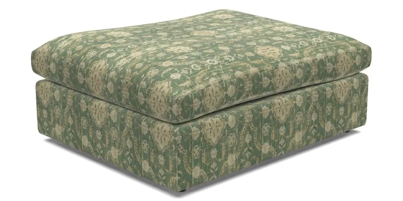 Big Softie Footstool in Two Tone Plain Biscuit