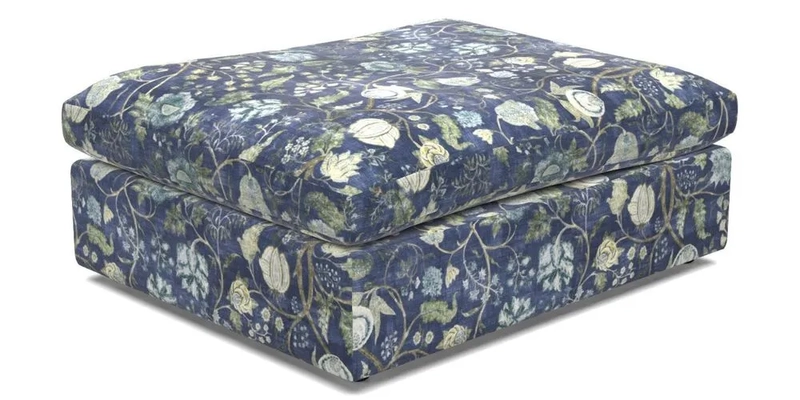 Big Softie Footstool in Two Tone Plain Biscuit