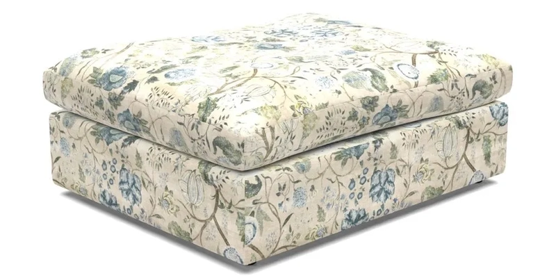 Big Softie Footstool in Two Tone Plain Biscuit
