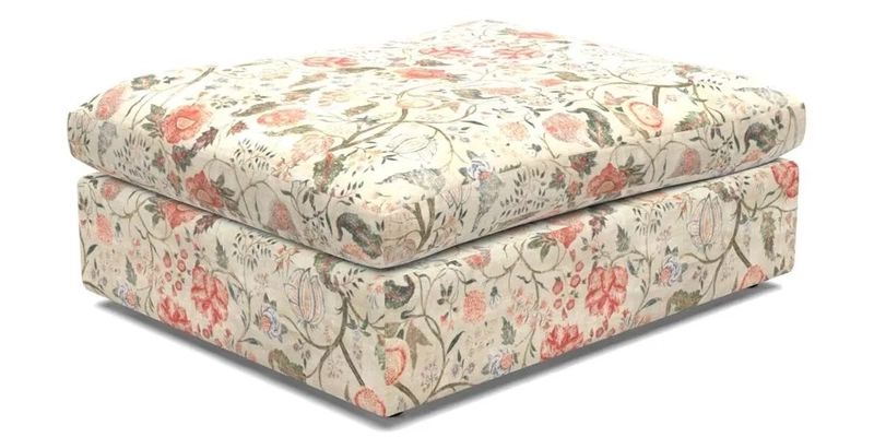 Big Softie Footstool in Two Tone Plain Biscuit