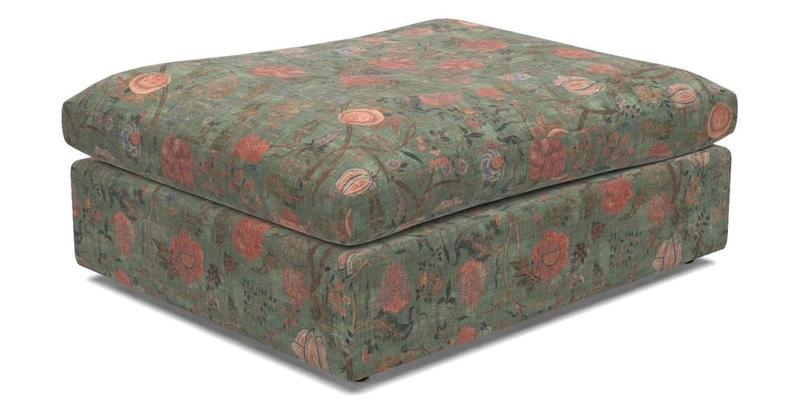 Big Softie Footstool in Two Tone Plain Biscuit
