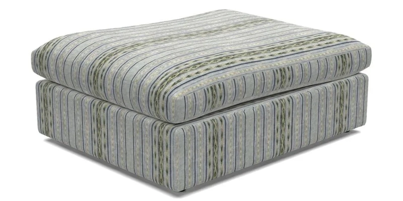 Big Softie Footstool in Two Tone Plain Biscuit