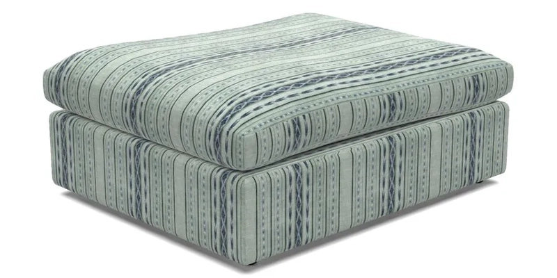 Big Softie Footstool in Two Tone Plain Biscuit