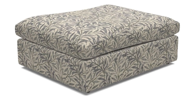Big Softie Footstool in Two Tone Plain Biscuit