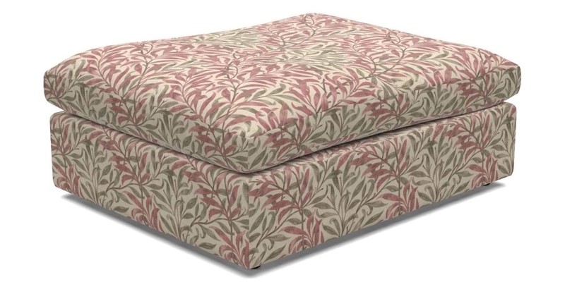 Big Softie Footstool in Two Tone Plain Biscuit