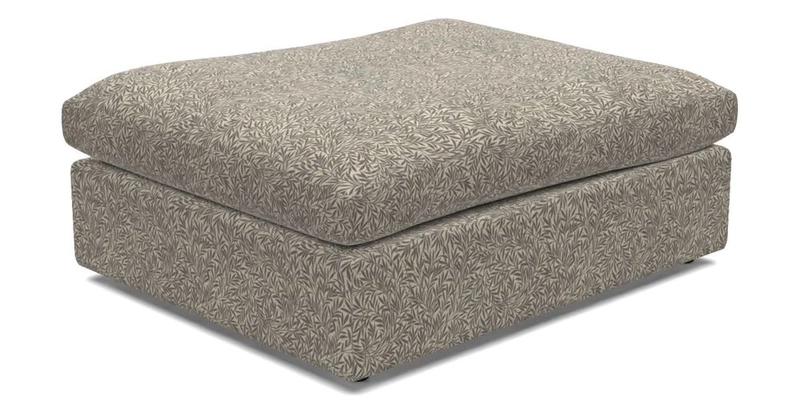 Big Softie Footstool in Two Tone Plain Biscuit